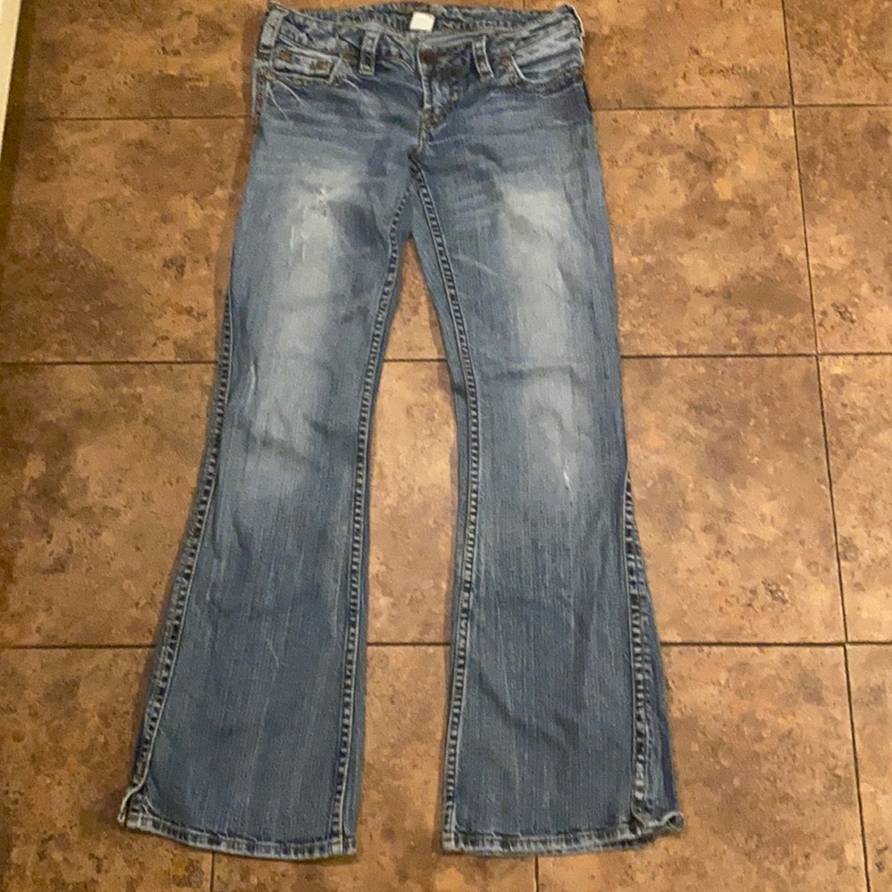 Silver jeans